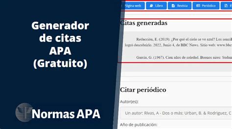 referencias en normas apa online|BibGuru: generador de citas gratuito